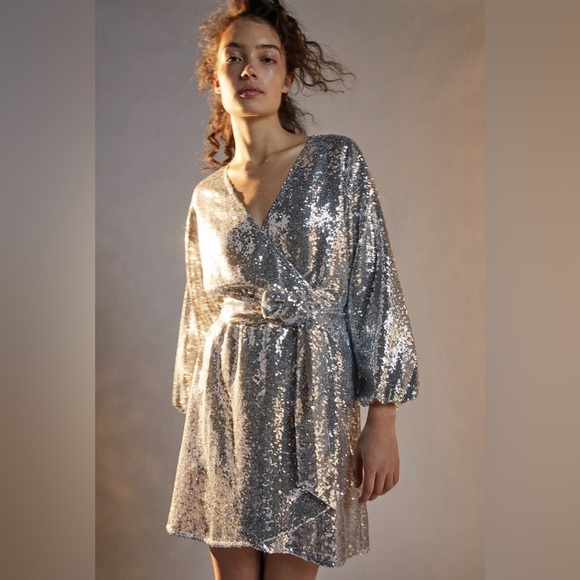 Anthropologie Dresses & Skirts - Anthropologie Lisabette Sequined Mini Dress S